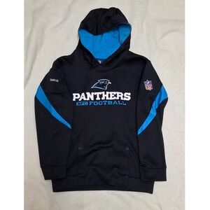 CAROLINA PANTHERS REEBOK ON FIELD BOYS YOUTH PULLOVER HOODIE MEDIUM (10/12)